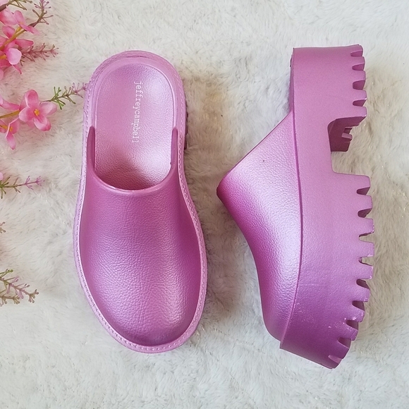Jeffrey Campbell Bae Platform Mules in Pink - Picture 2 of 14